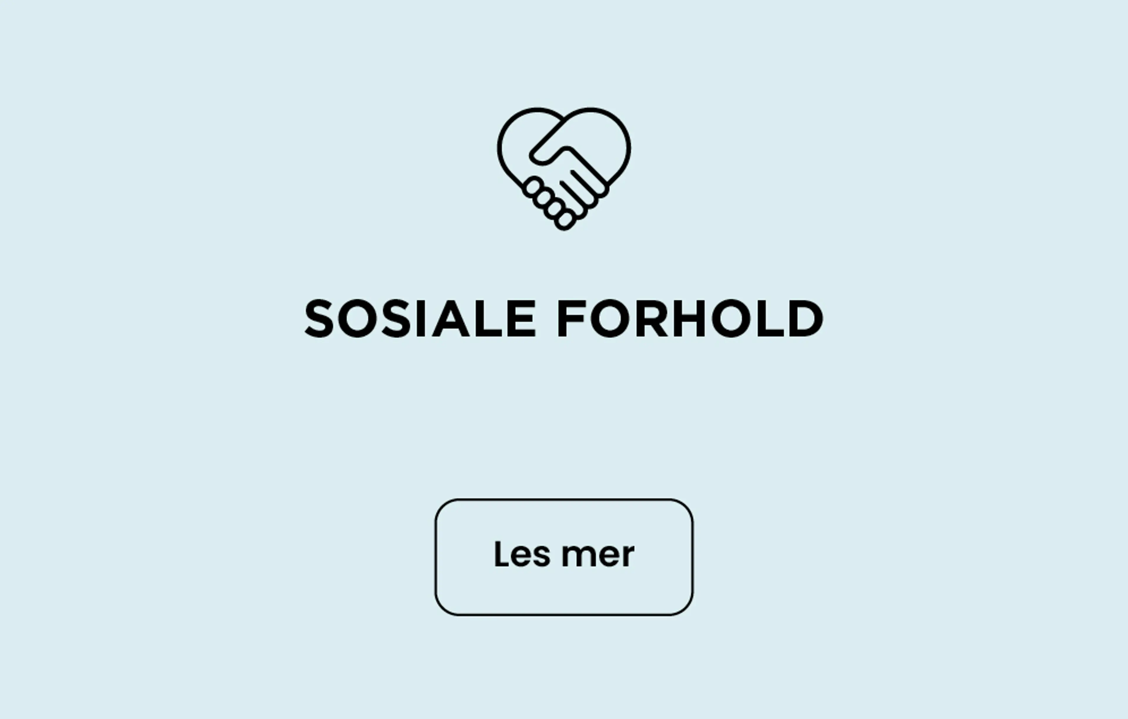 Sosiale forhold