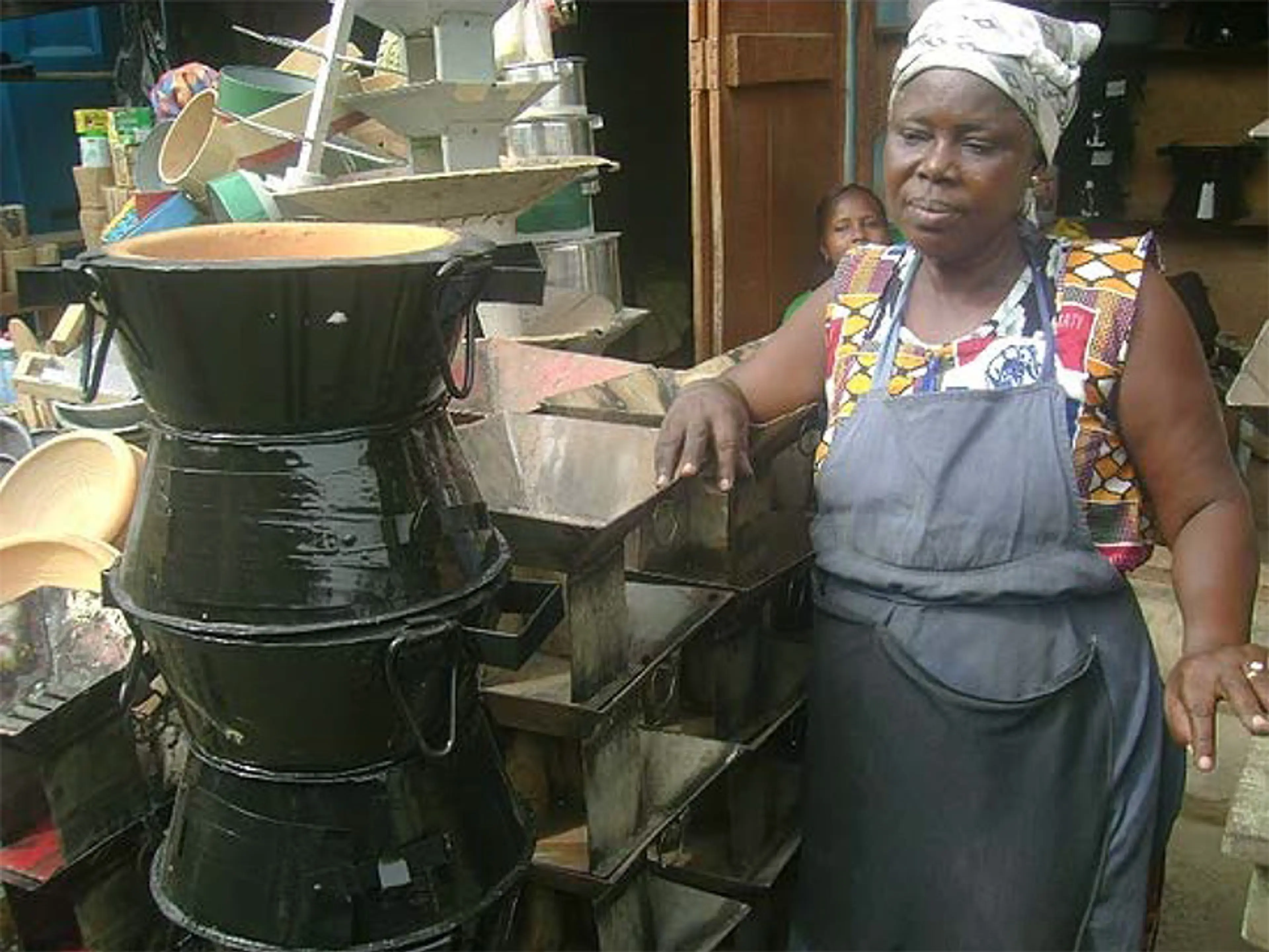 Kjøkkenovn i Ghana