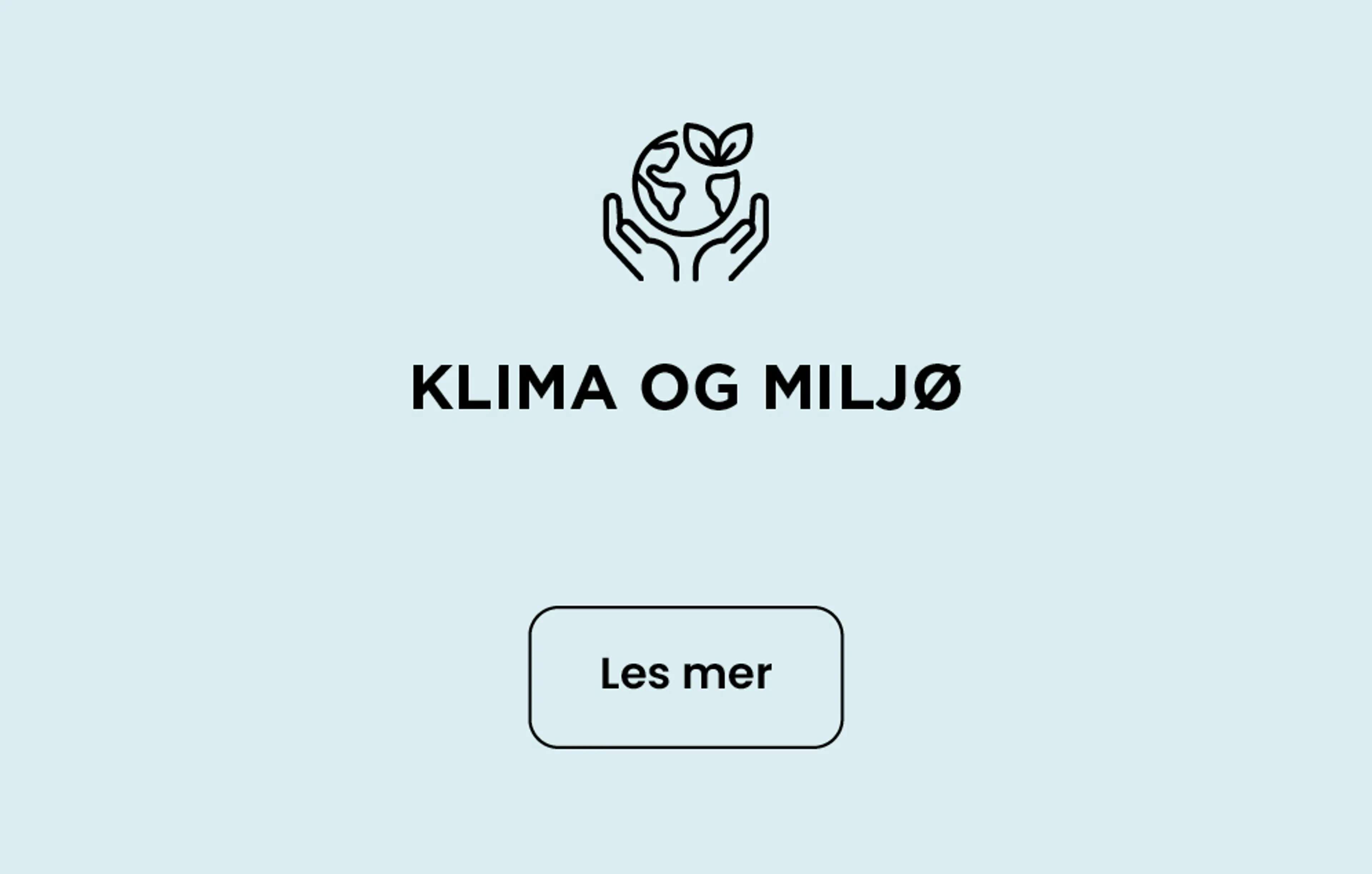 Klima og miljø