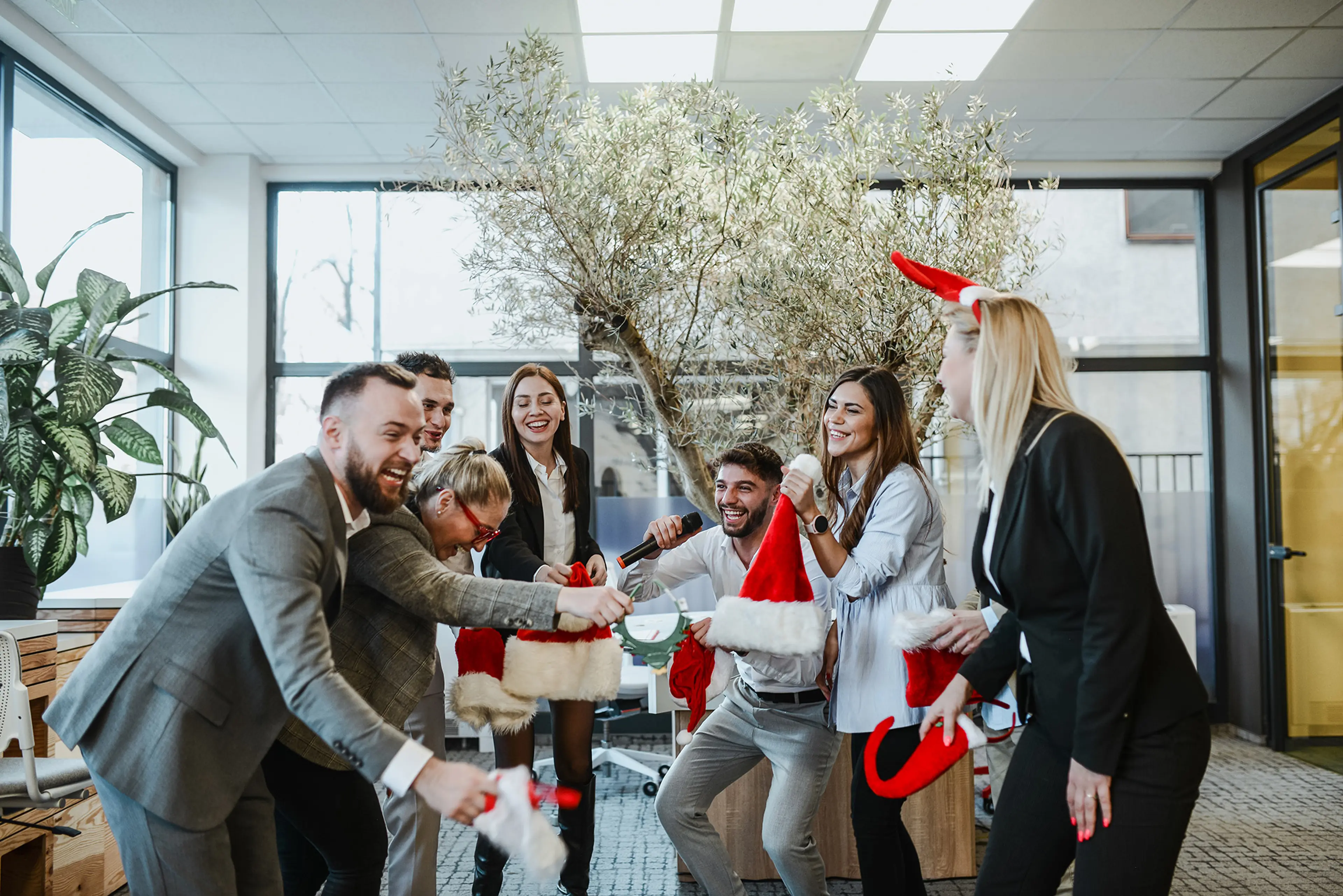 Karaoke på kontoret