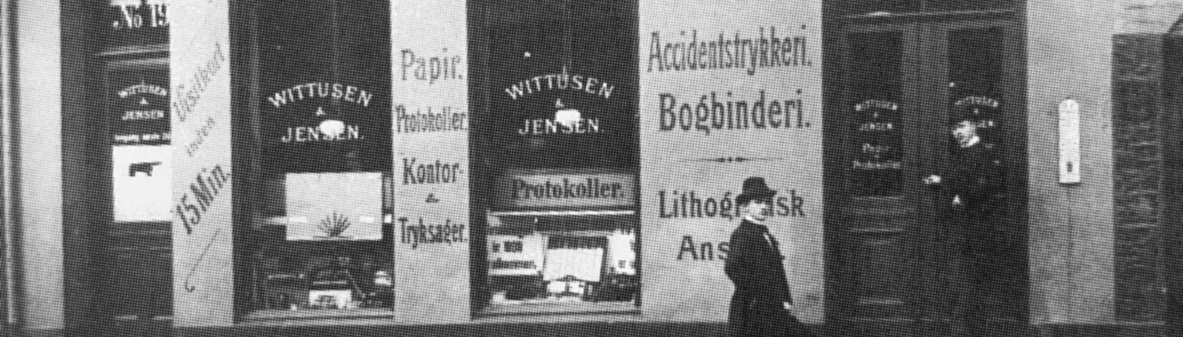 Wittusen & Jensens butikk i 1897