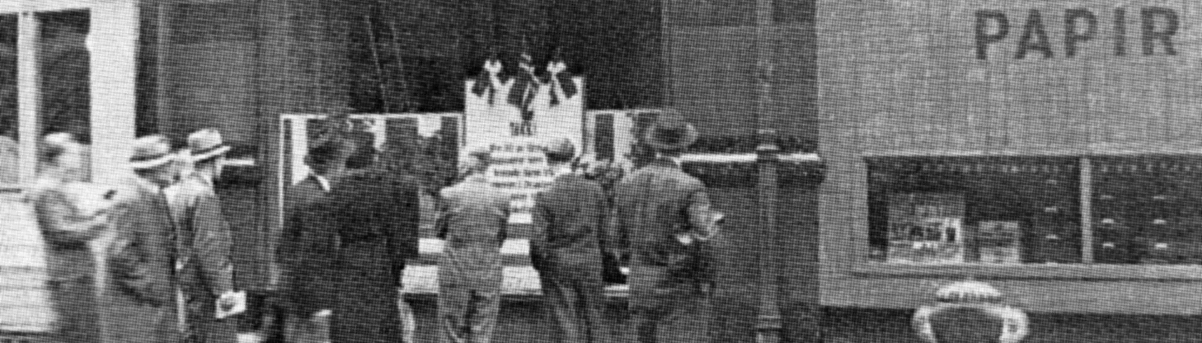 Wittusen & Jensen i Prinsens gate i 1945