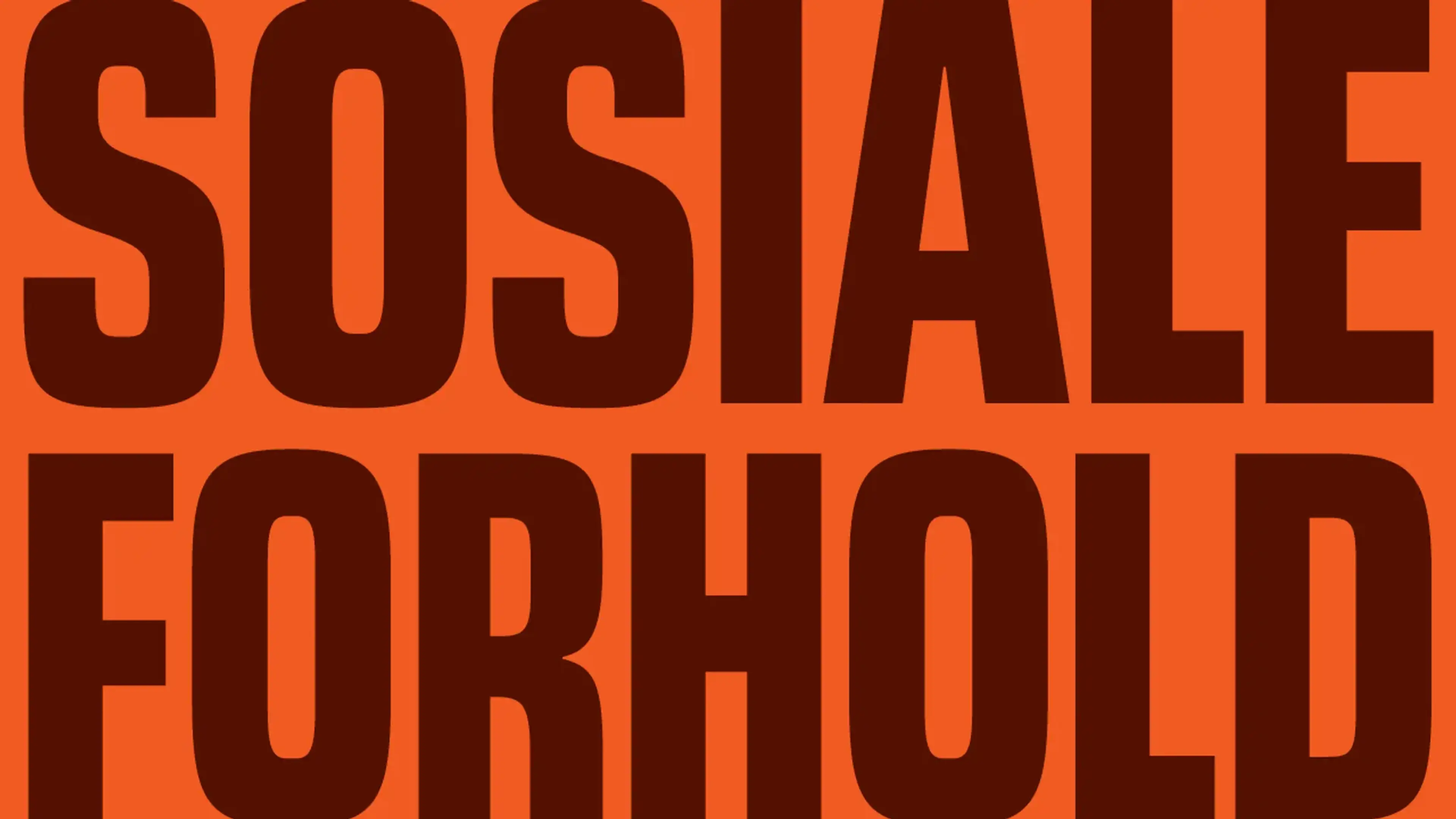 Sosiale forhold