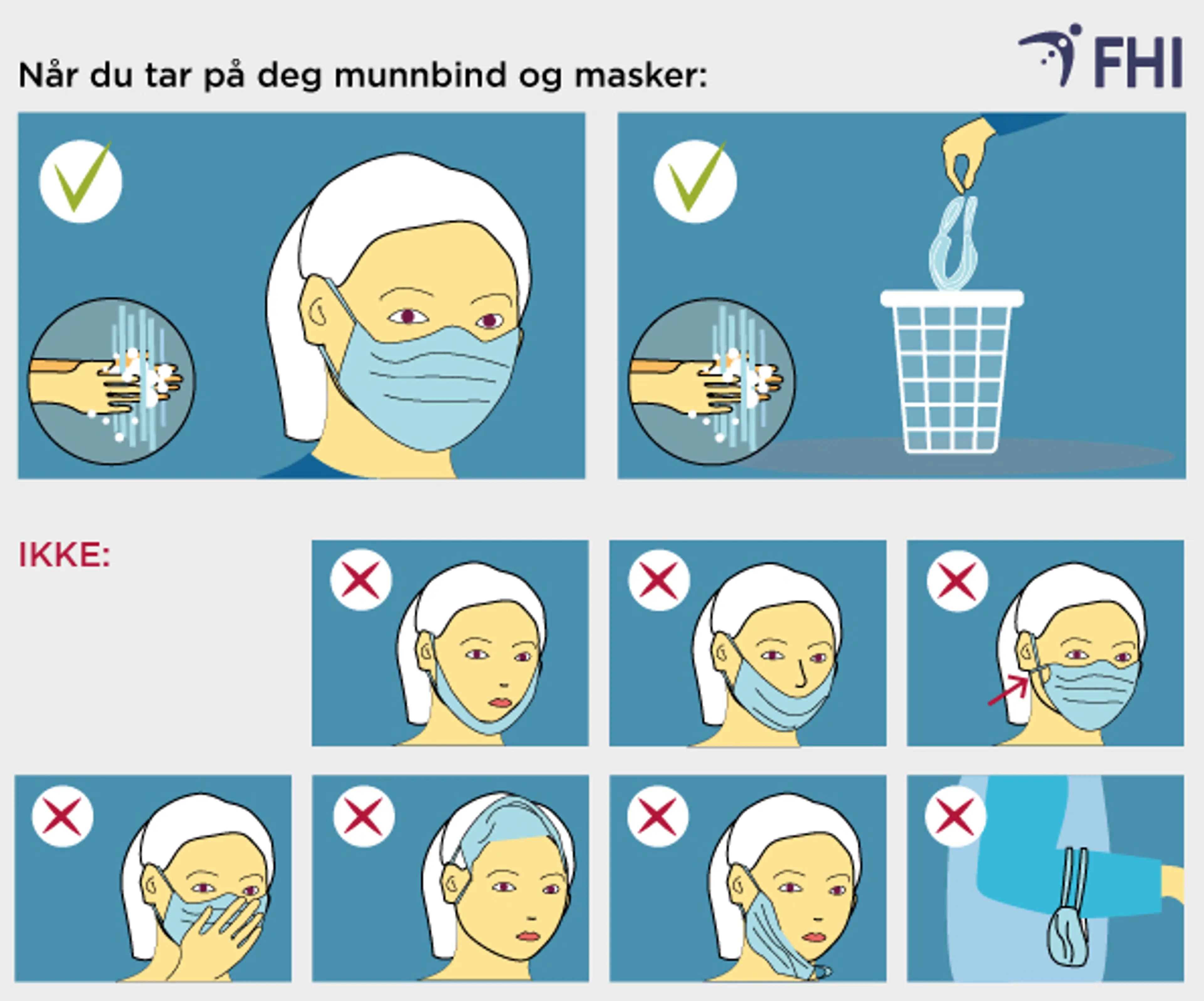 Bruksanvisning munnbind