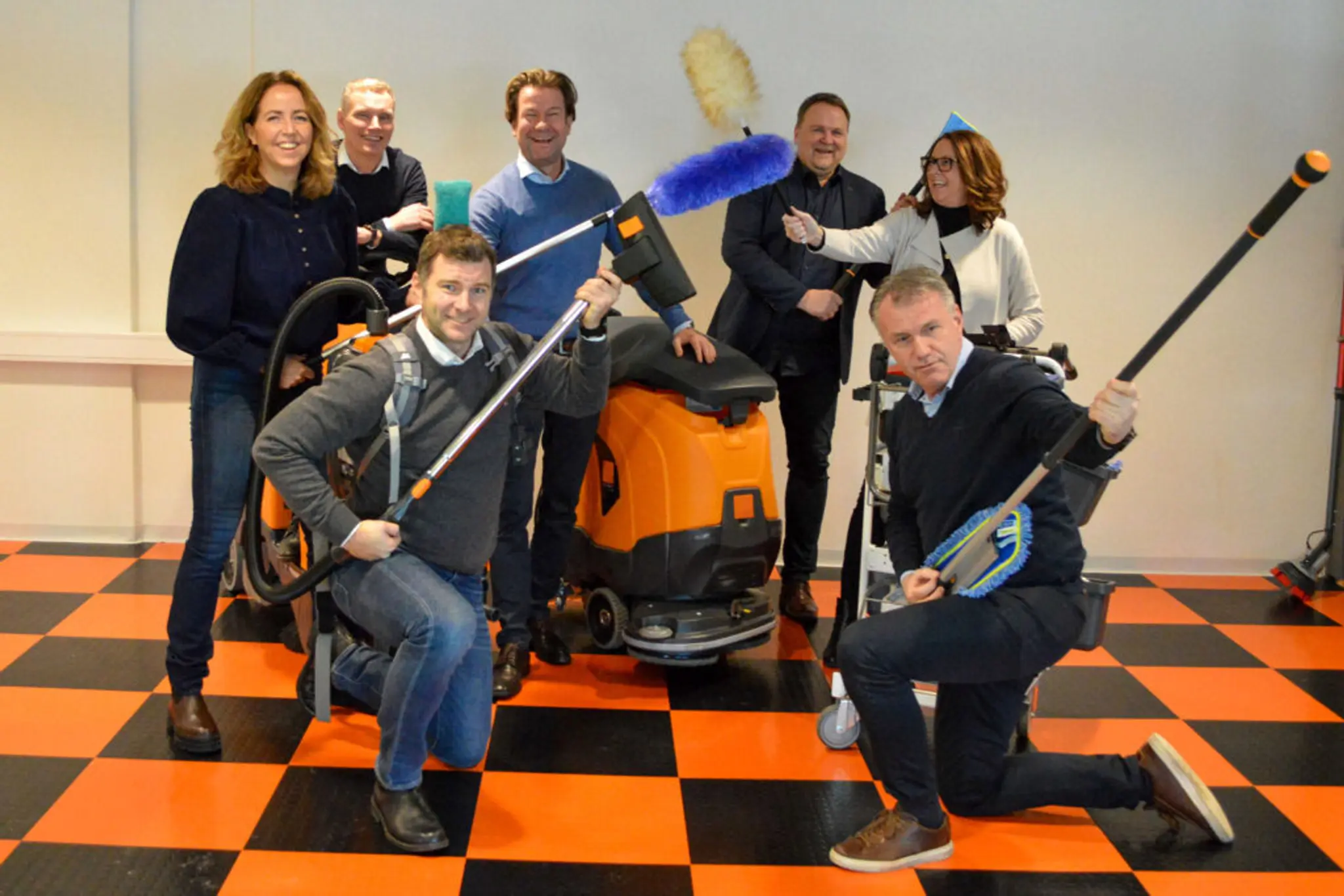 Renholdsteamet til Wittusen & Jensen