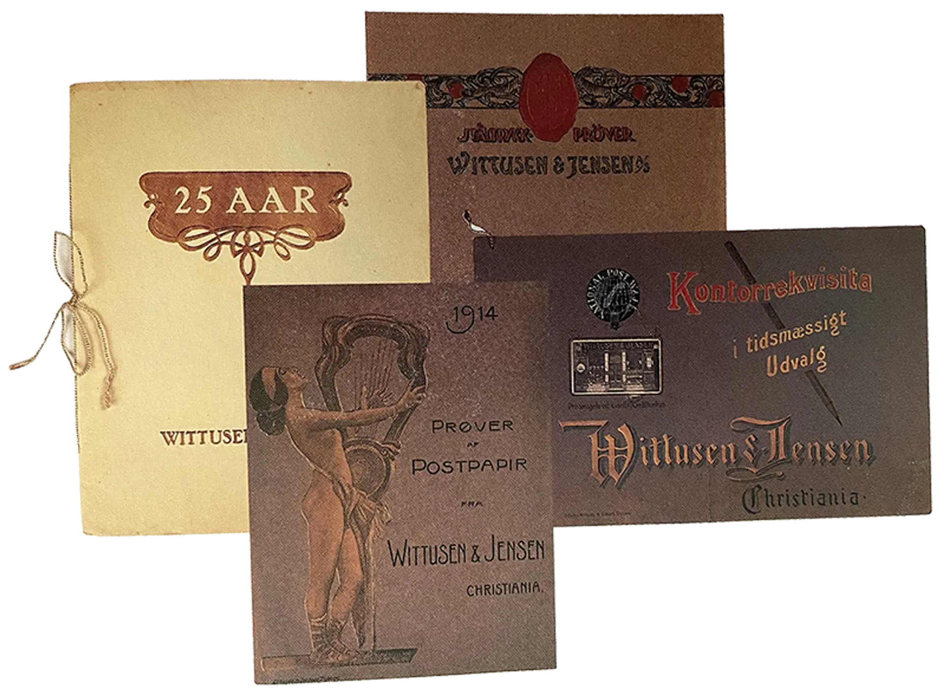 Wittusen & Jensens trykksaker fra 1914