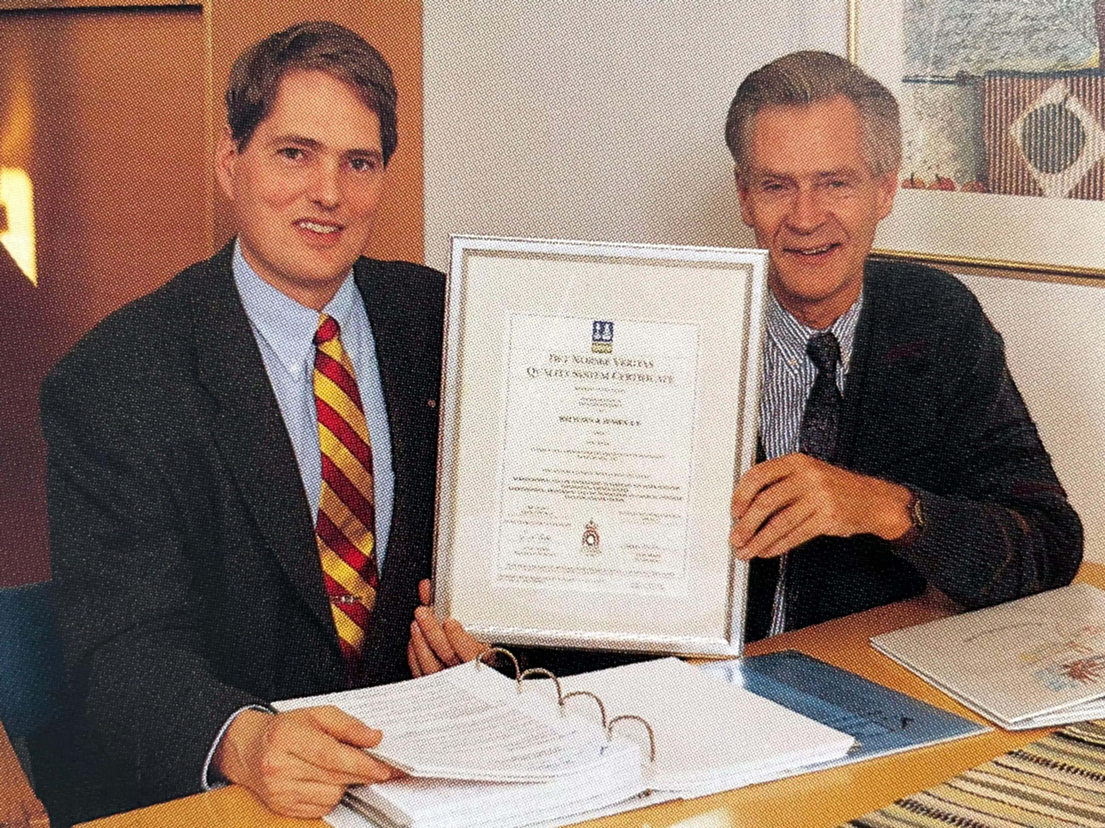 Wittusen & Jensens første ISO-sertifikat