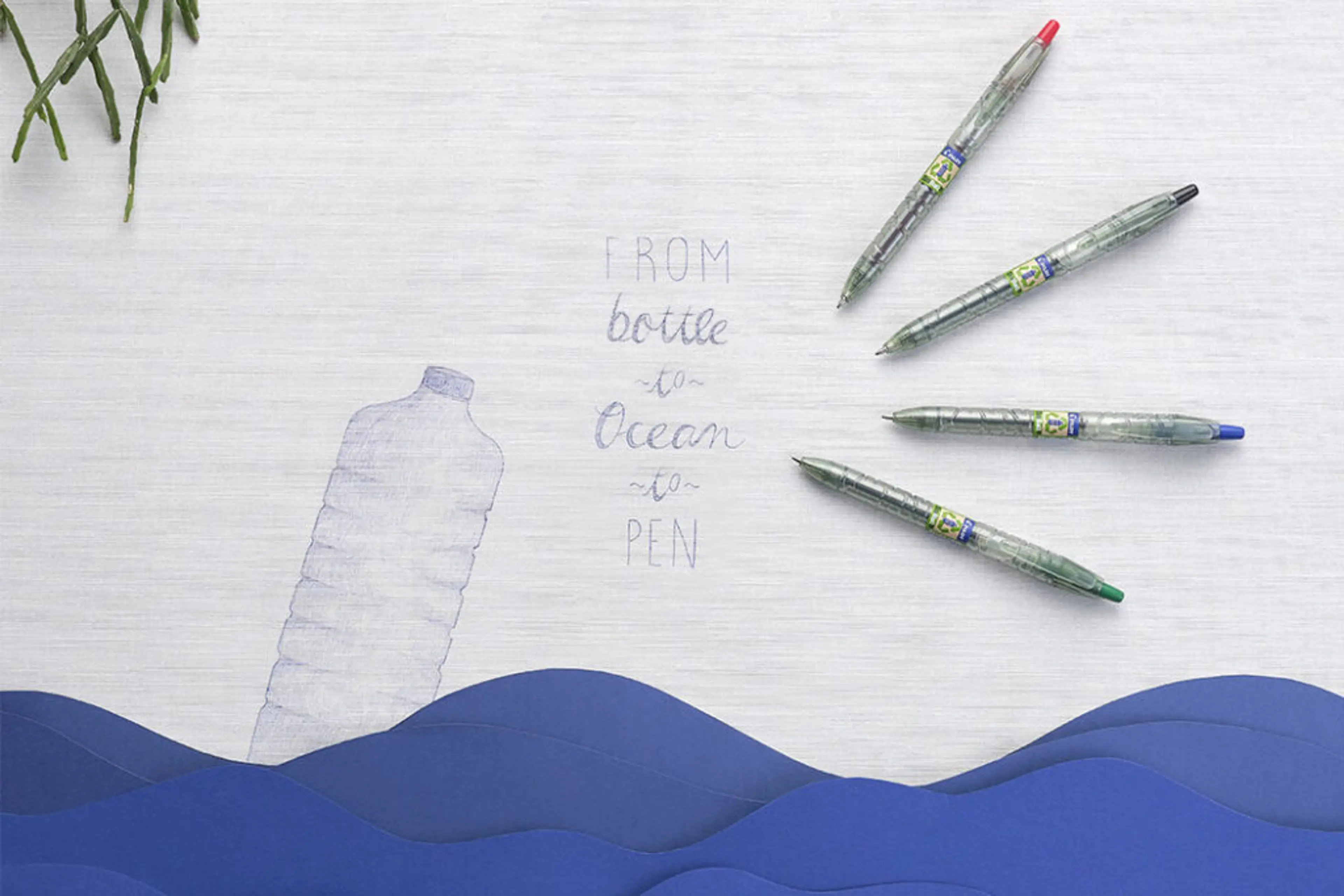 Resirkulerte kulepenner