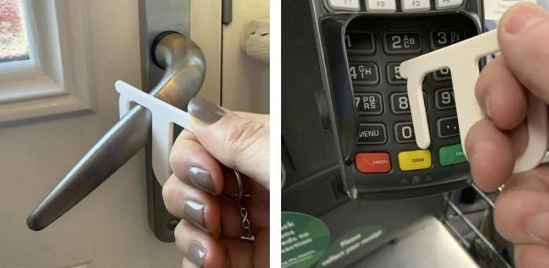 Hygienenøkkel i bruk