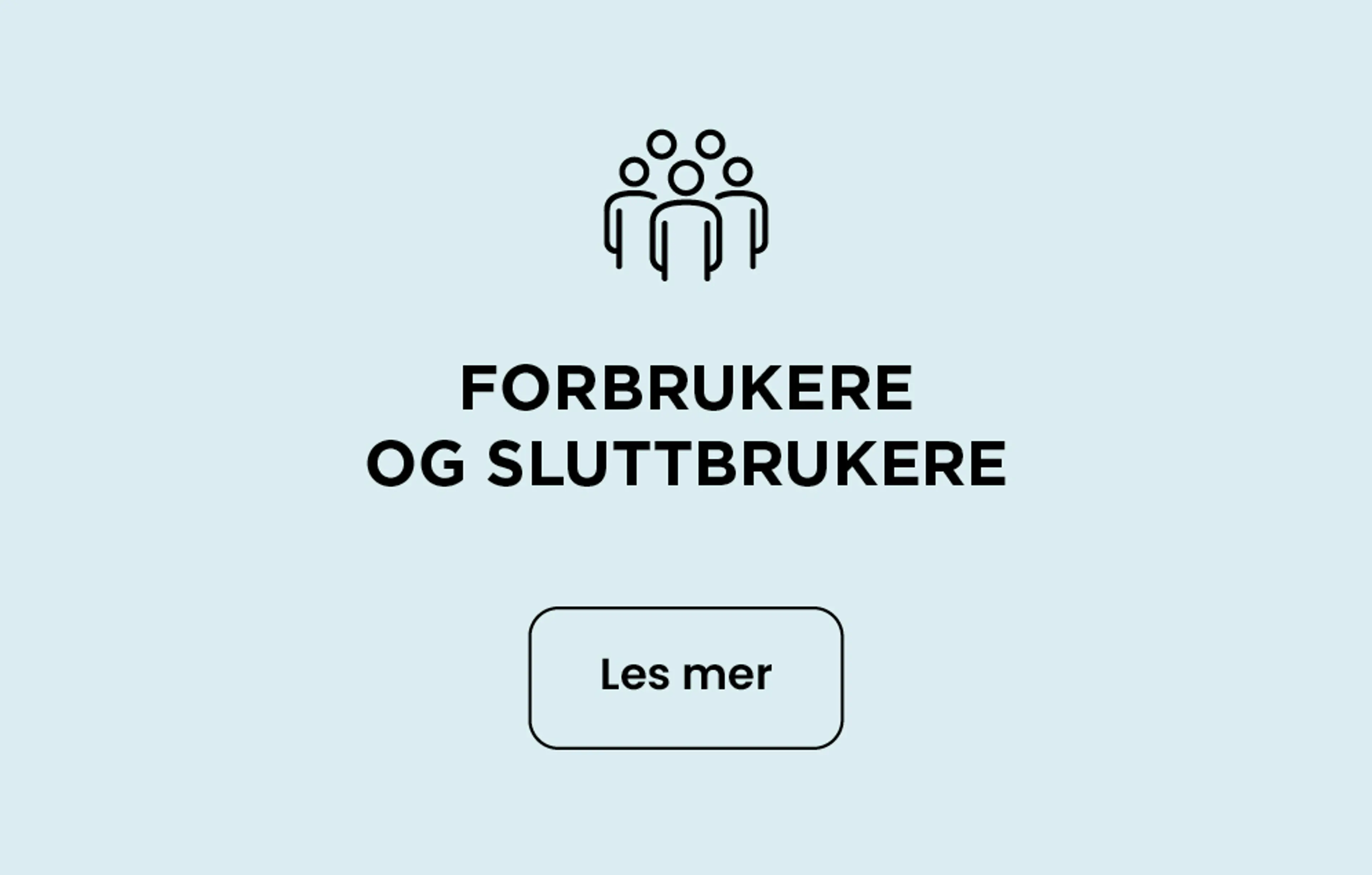 Forbrukere og sluttbrukere
