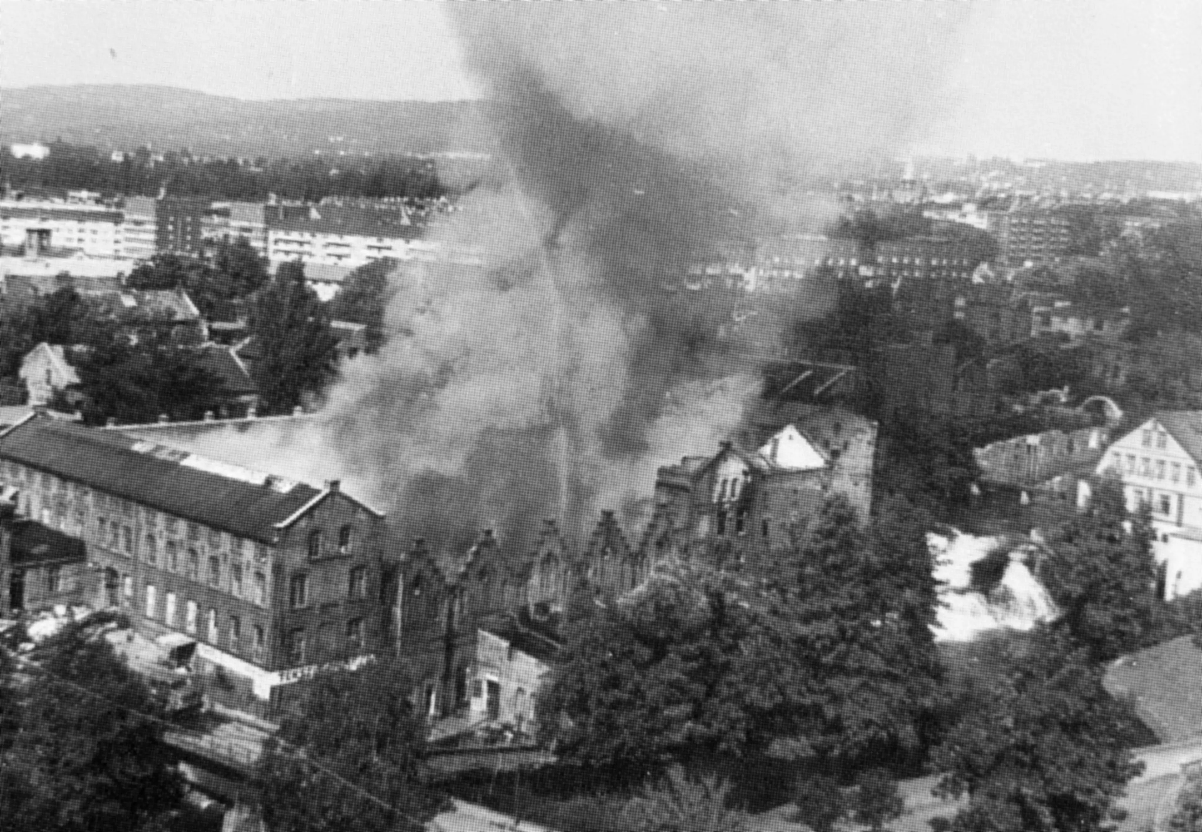 Brann i Hjula Væveri i 1971