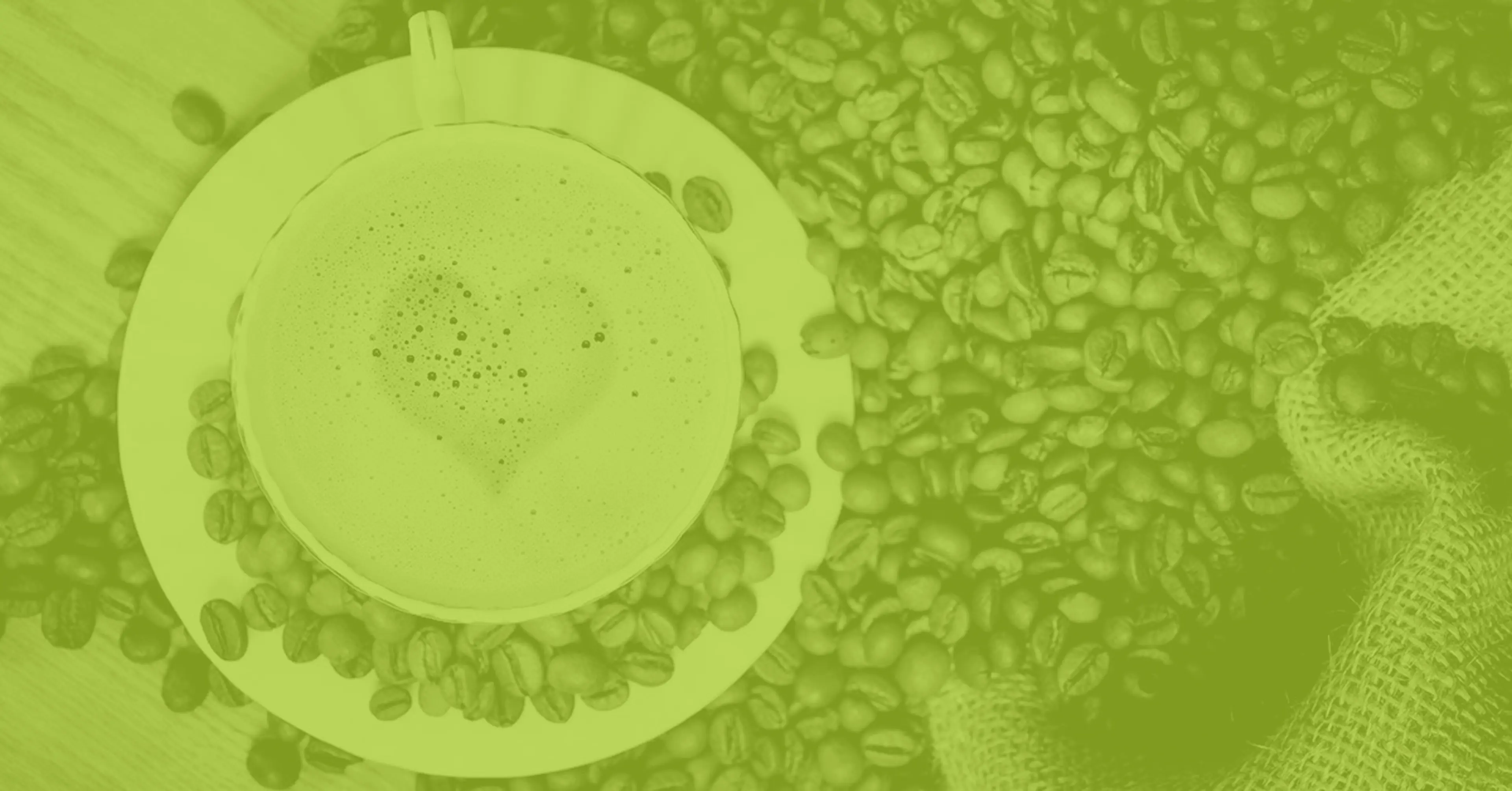 Kaffekopp og kaffebønner