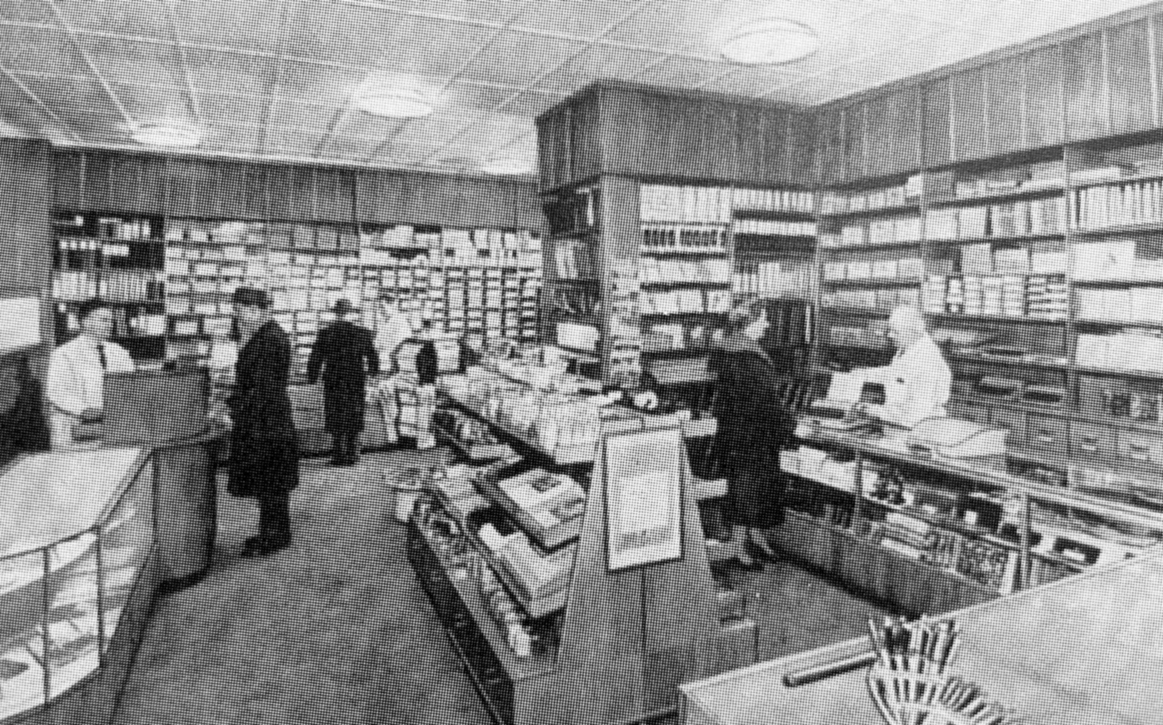 Wittusen & Jensens butikk på 1950-tallet