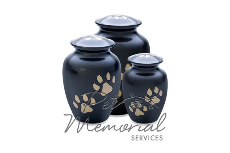 pet memorial services paw urn