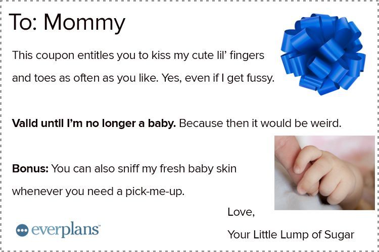 mothers day card baby fingers and toes