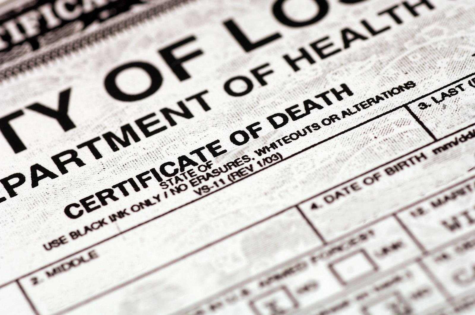 Why Does It Take So Long To Get A Death Certificate In Texas