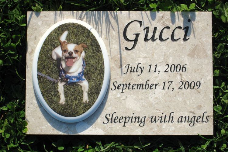 4ever in my heart pet headstone gucci