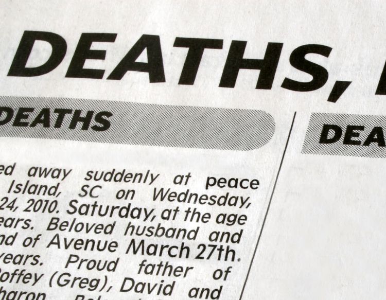 Death Notice Templates And Obituary Templates | Everplans