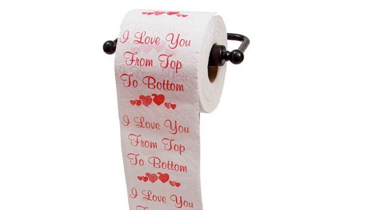 romantic toilet paper