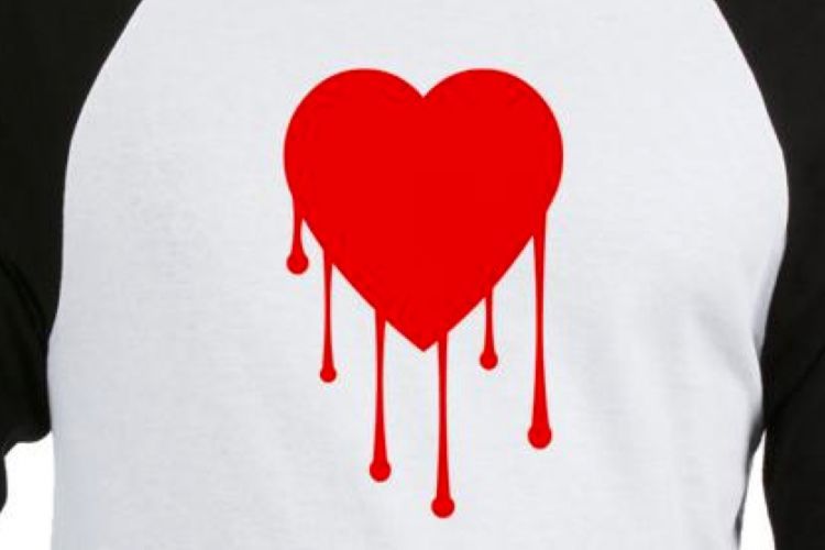 bleeding heart t-shirt
