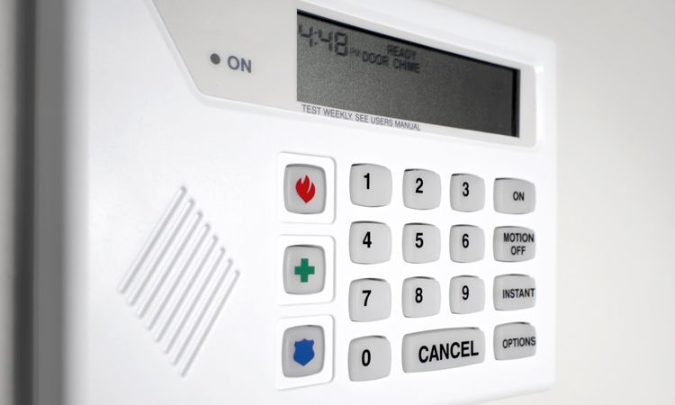 security system panel