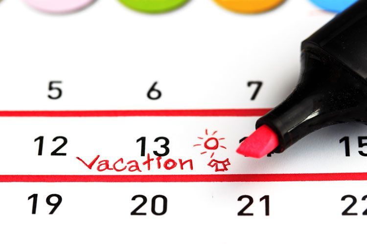 vacation calendar