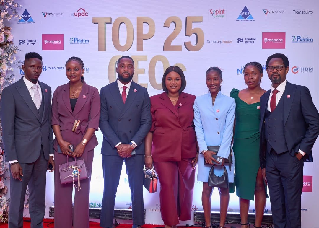 Members of the Prospera Finance team at the BusinessDay Next Bulls Awards 2026.