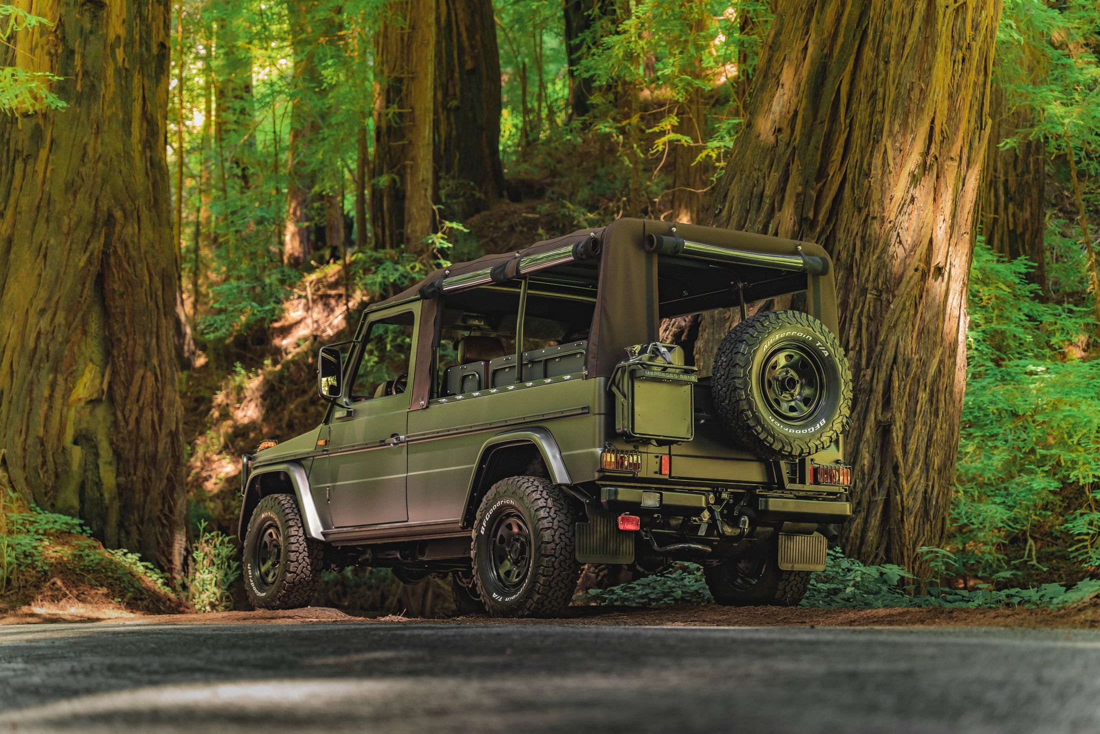 A Banyan G-Class being enjoyed on a forest road