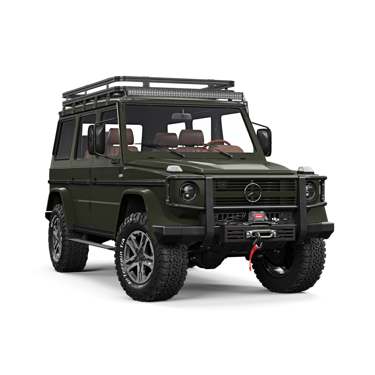 Green classic Mercedes-Benz G-Class