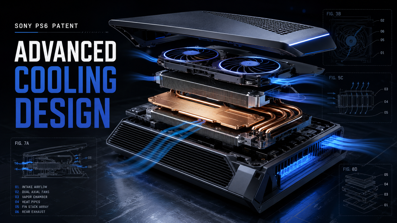 Sony PS6 Patent Unveils Advanced Cooling Design