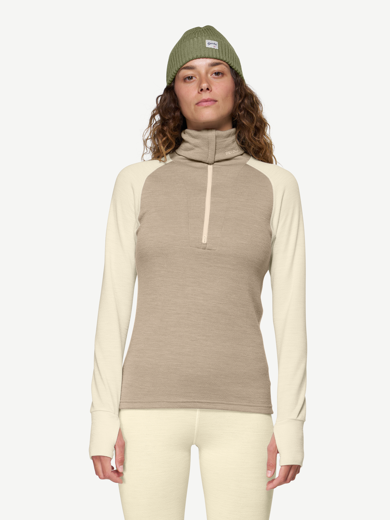 新品未使用DEVOA Snood Silk/Linen AC-GLSL デヴォア Expedition Merino Silk Zip Woman