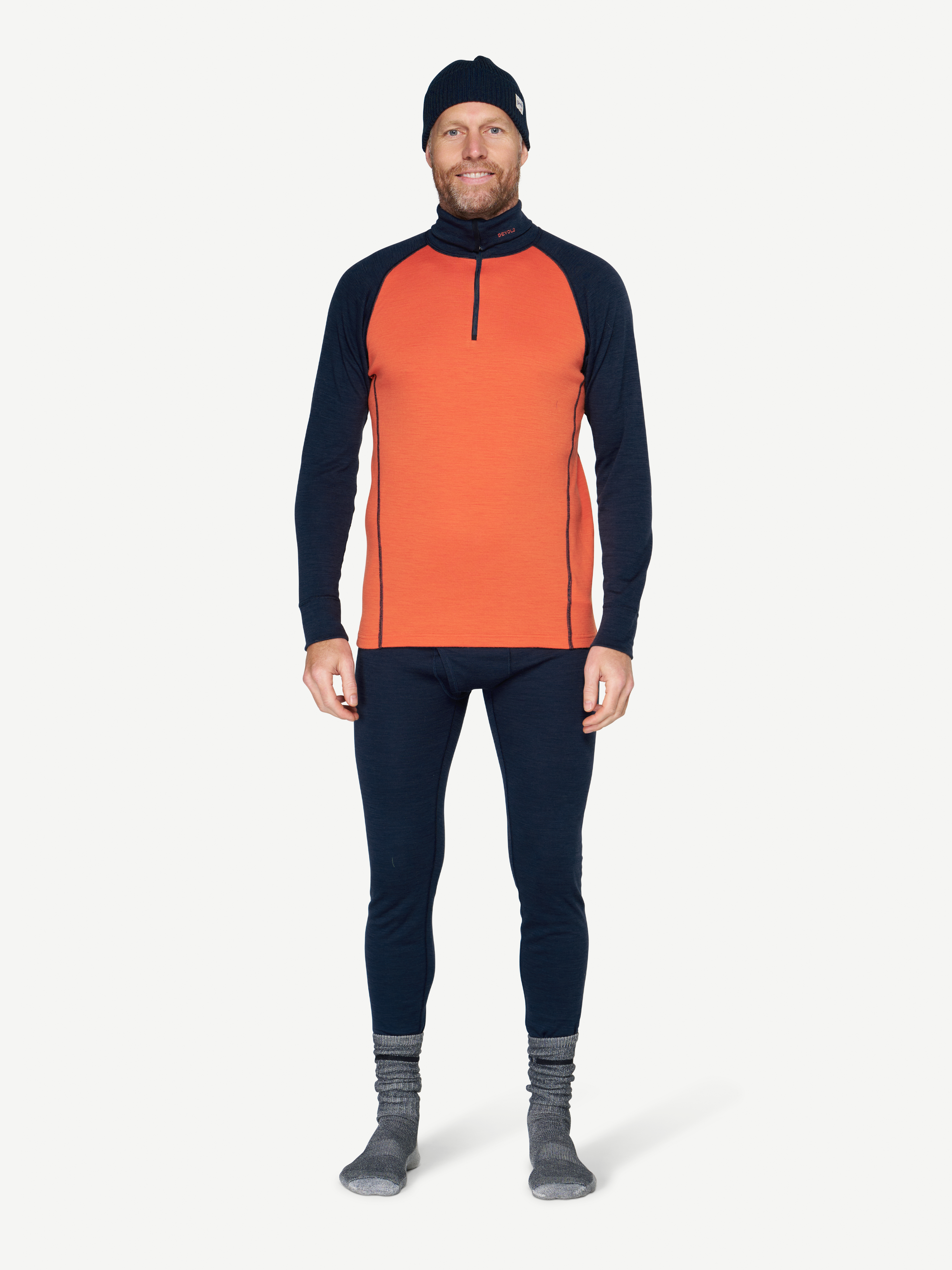 Duo Active Merino 205 Zip Neck Man | Devold