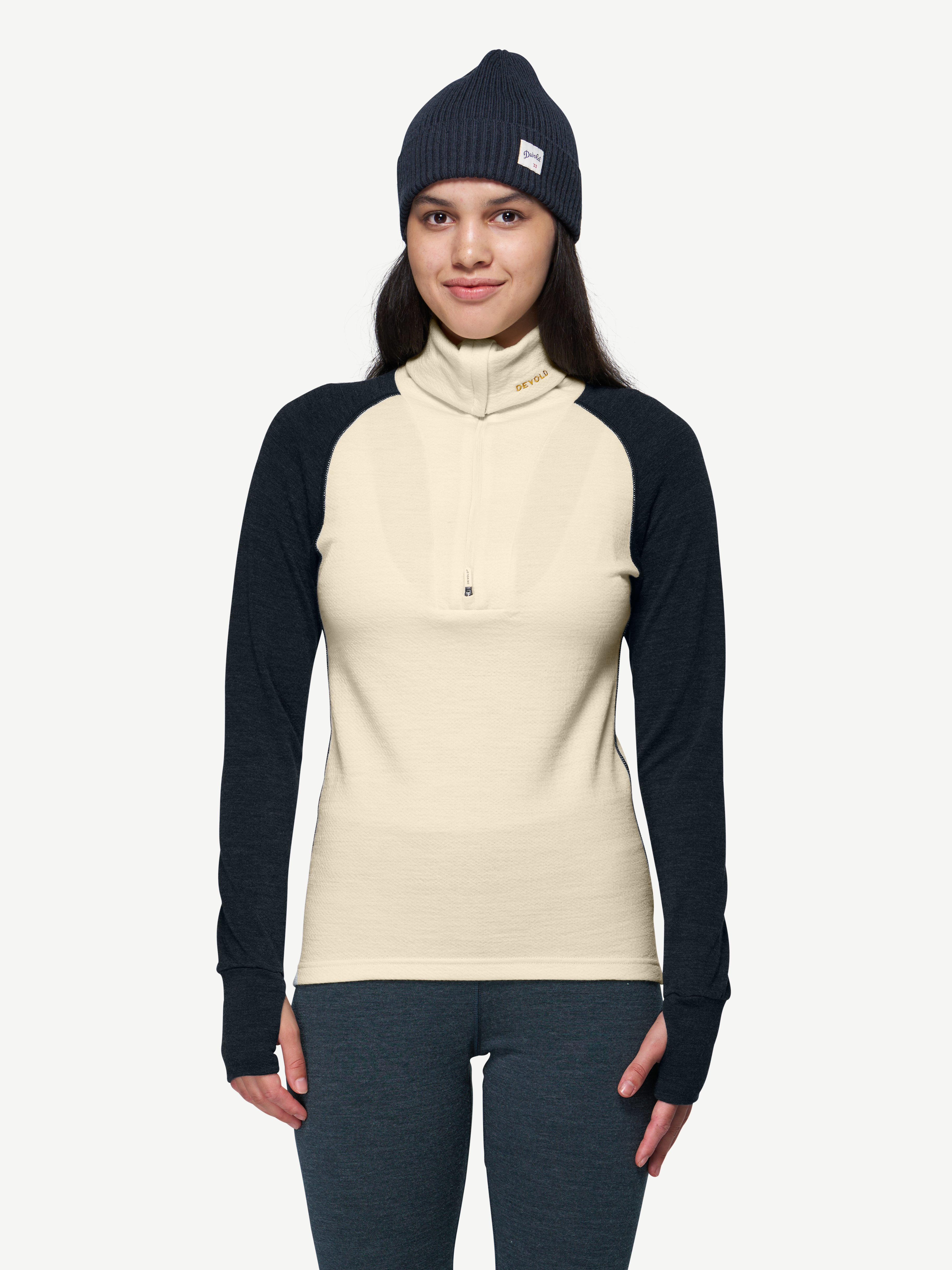 Expedition Merino Silk Zip Woman