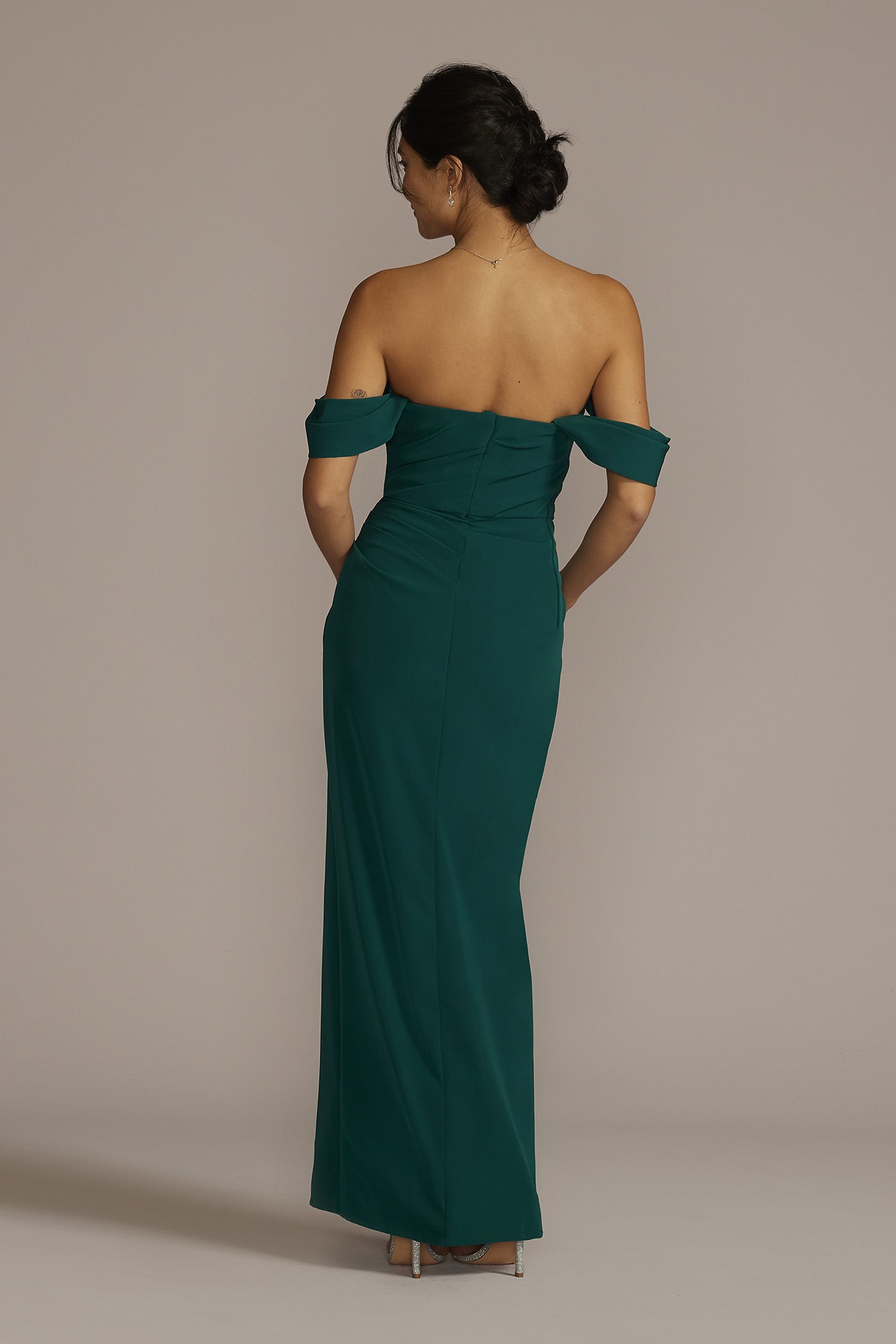 cotton boat neck dress Pink Washed Midi with Back Tie – shopaleena velvet gown women Ivory Elegance' Wrap Dress Color:Crimson Rose ($132.00) The boat neckline adds