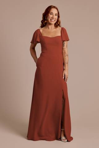 pumpkin colored bridesmaid dresses Orange Bridesmaid Dresses: Buy Women's Dresses Online at STACEES