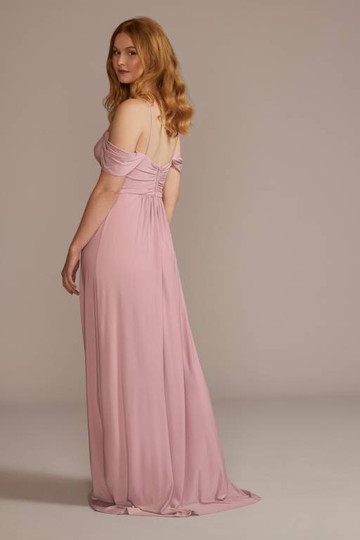 david's bridal empire waist bridesmaid dress Jersey Twist Knot Empire Waist Bridesmaid Dress