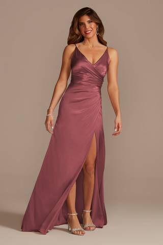 david's bridal mauve bridesmaid dresses Bride Rose Quartz Bridesmaid Dress Quartz Mauve Bridesmaid Dresses And Gowns  David's Bridal