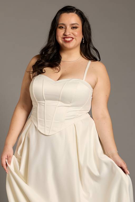 david's bridal corset dress Lace Applique and Tulle Illusion Corset Ball Gown