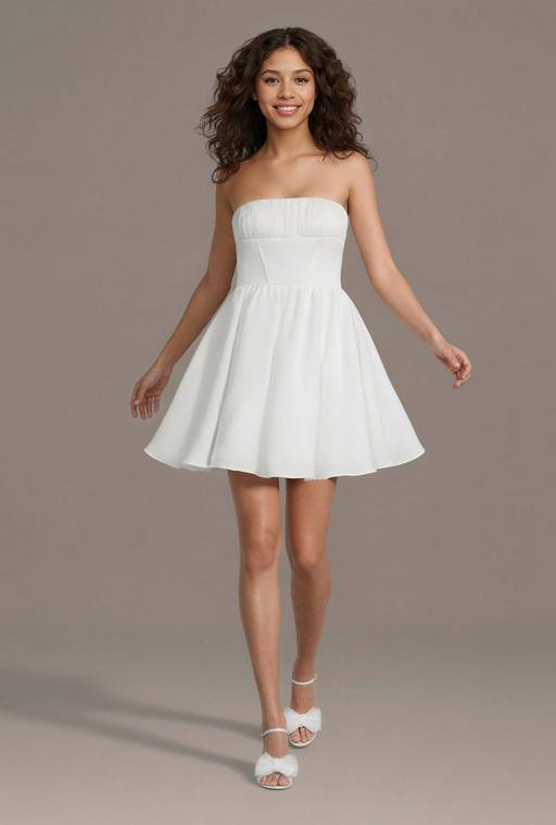 white eyelet graduation dress White Graduation Dresses