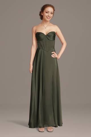 evergreen bridesmaid dresses Size 4 Kanali K 1940 Evergreen Bridesmaid Dress