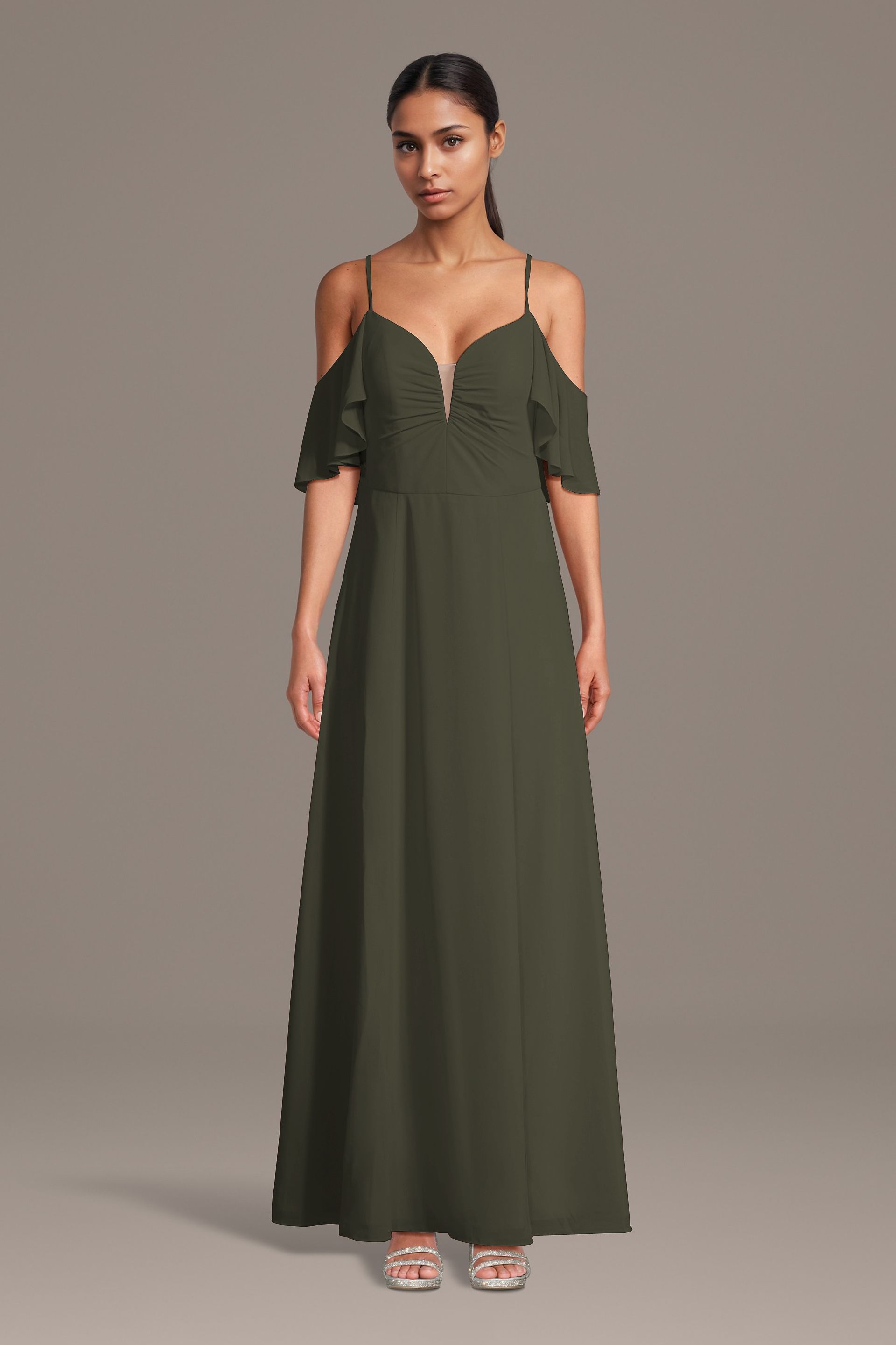 evergreen bridesmaid dresses The Timeless Charm of Green Romantic sweetheart neckline framed by short off Enchanting Evergreen Bridesmaid Dresses