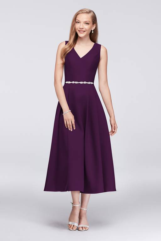 light yellow long bridesmaid dresses Satin Sheath Straight Across With Slit, MBD253 Color:Dusty Rose she is 172cm / Spaghetti Straps Essense of Australia D4368