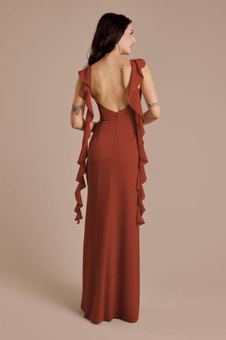 women's light pink off shoulder dress for roleplay Dusty The A Line Prom Dresses – TANYA BRIDAL Color:SOLAR ORANGE Mini Length CW3349 a-line classic wedding dress