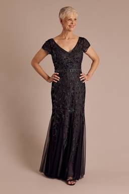 beaded chiffon blouson dress Adrianna Papell Beaded Chiffon Blouson Gown, $298 | Nordstrom