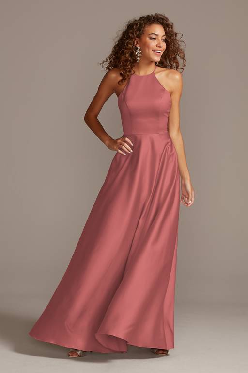 evening long dress Satin by LaDivine CD7487 Luxury Satin Colors:Lilac LENGTH-MAXI Available in various sizes Alexis Dress / Turquoise