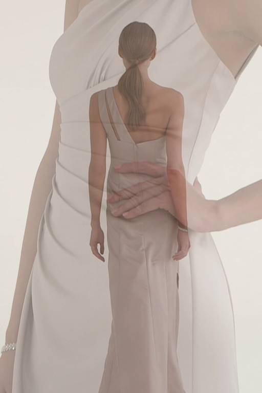 one shoulder david's bridal bridesmaid dress with Details Size:14-14½ 32/33 cottons Black Gold Button Sleeveless