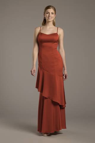 brown bridesmaid dresses under 100 Mismatched Brown Mermaid Maxi Long Wedding Guest Bridesmaid Dresses,WG Wish Gown