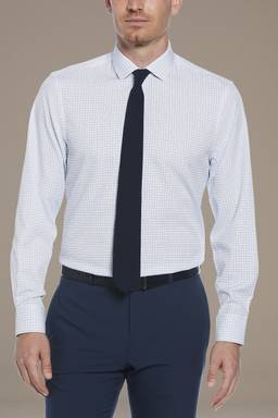perry ellis stretch dress shirt Perry Ellis Outlet Men's Slim Fit Total Stretch Performance Dress Shirt in Black, Size 17/34-35, Polyester/Spandex