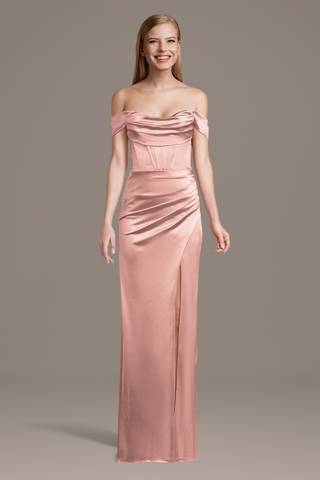 terracotta bridesmaid dresses david's bridal Orange Bridesmaid Dresses