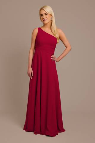 david's bridal one shoulder chiffon bridesmaid dress David's Bridal | Dresses | Davids Bridal Steel Blue One Shoulder Crinkle Chiffon  Bridesmaid Dress